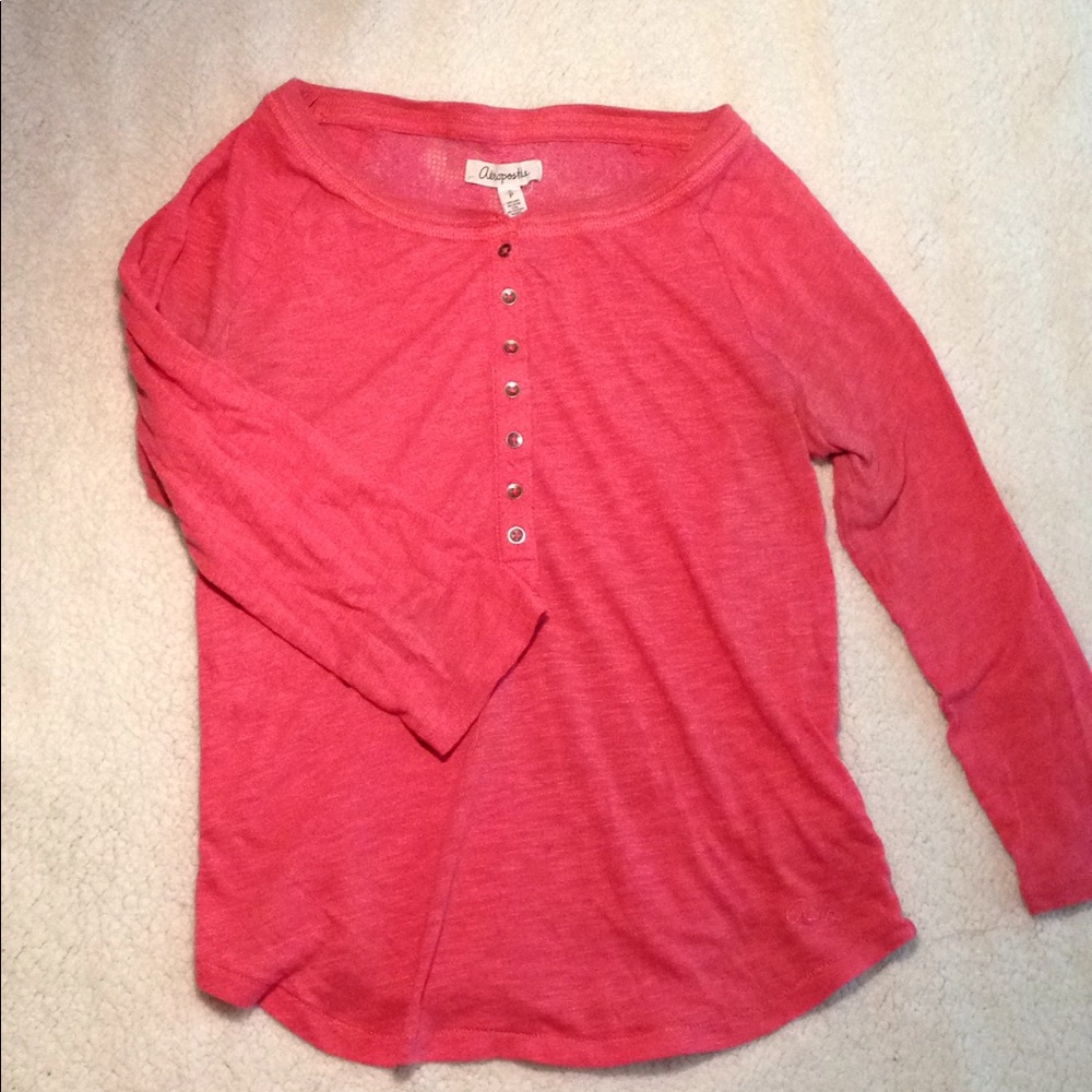 Aeropostale Half Buttoned Shirt